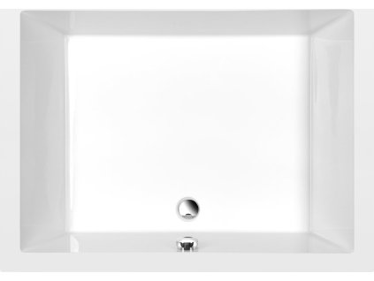 Polysan DEEP hluboká sprchová vanička s konstrukcí, obdélník 120x90x26cm, bílá 72392