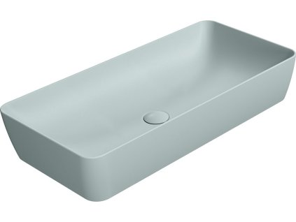 GSI NUBES keramické umyvadlo na desku 80x40cm, ghiaccio mat 904015
