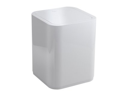 Gedy SEVENTY odpadkový koš výklopný, 8l, plast ABS, bílá 630922