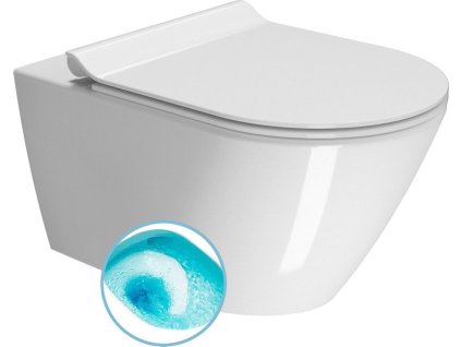 GSI KUBE X závěsná WC mísa, Swirlflush, 36x55cm, bílá ExtraGlaze 941511