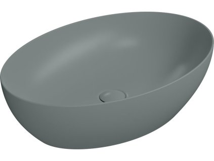 GSI PURA keramické umyvadlo na desku, 60x42cm, agave mat 884204