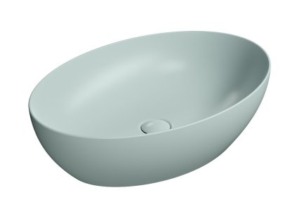 GSI PURA keramické umyvadlo na desku, 60x42cm, ghiaccio mat 884215