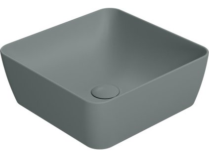 GSI SAND/NUBES keramické umyvadlo na desku 38x38cm, agave mat 903804