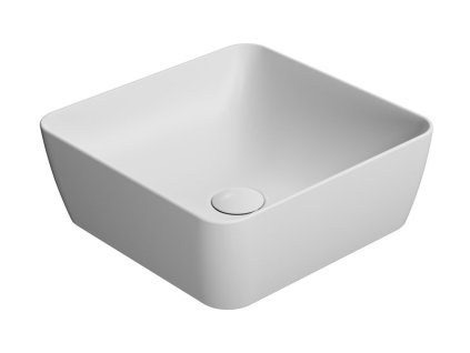 GSI SAND/NUBES keramické umyvadlo na desku 38x38cm, bílá mat 903809