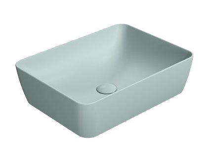 GSI SAND/NUBES keramické umyvadlo na desku 50x38cm, ghiaccio mat 903715