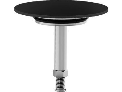 Polysan Zátka výpusti vanové soupravy s napouštěním přepadem, černá mat 71941.21