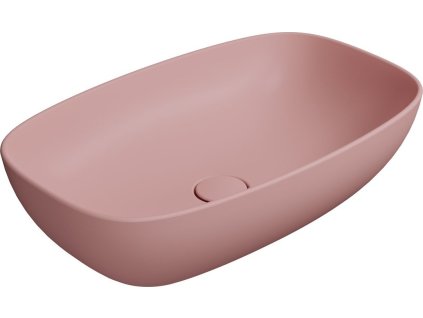 GSI NUBES keramické umyvadlo na desku 60x38cm, blush mat 978324