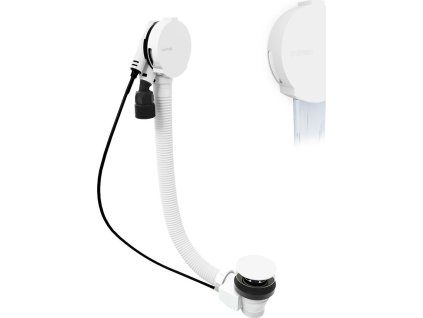 Polysan MARBLE vanová souprava s napouštěním, bovden, délka 800mm, bílá 11052.10