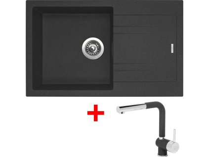 4289002 8596142046256 sinks linea 780 granblack mix 3 p gr