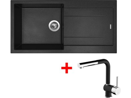 4288630 8596142043644 sinks amanda 990 nanoblack mix 3 p nanoblack