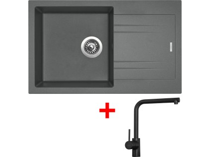 4297593 8596142046201 sinks linea 780 titanium elka cerna matna