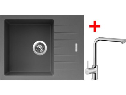 4289626 8596142049691 sinks perfecto 650 titanium elka