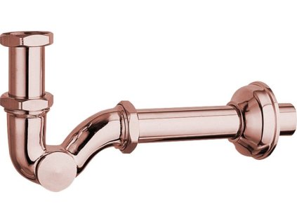 Sapho Bidetový sifon 5/4", odpad 32mm, růžové zlato 9607