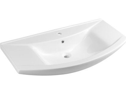 Aqualine ZERO 97 keramické umyvadlo nábytkové 97x51cm, bílá 6095