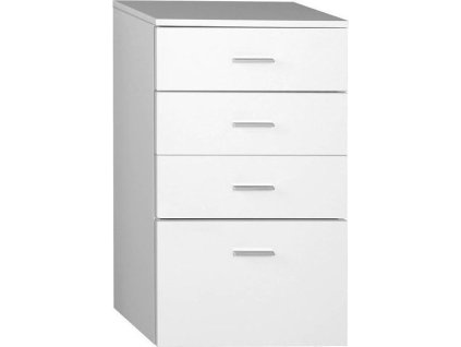 Aqualine ZOJA/KERAMIA FRESH skříňka spodní 50x78x29cm, bílá, zásuvková 50308