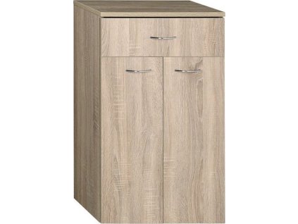 Aqualine ZOJA/KERAMIA FRESH skříňka spodní se zásuvkou 50x78x29cm, dub platin 50315