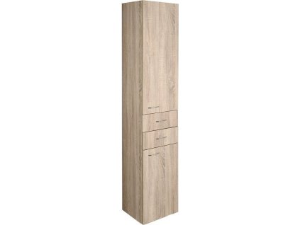Aqualine ZOJA/KERAMIA FRESH skříňka vysoká 35x184x29cm, dub platin 51222