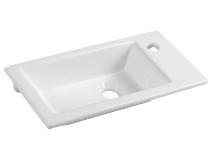 Aqualine ZUNO 50 keramické umývátko nábytkové 50x25cm, bílá 9050