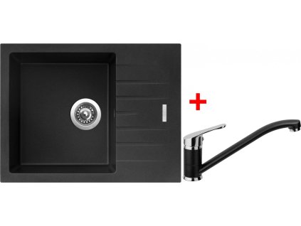 4289616 8596142049615 sinks perfecto 650 metalblack pronto gr