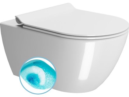 GSI PURA závěsná WC mísa, Swirlflush, 36x55cm, bílá ExtraGlaze 881511