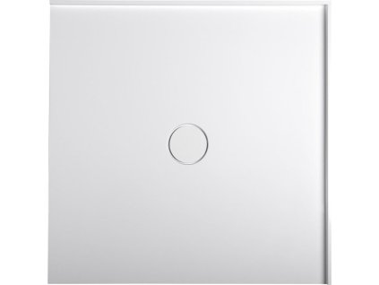 Polysan MIRAI sprchová vanička z litého mramoru, čtverec 90x90x1, 8cm, bílá 73165