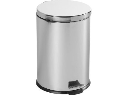 Aqualine SIMPLE LINE odpadkový koš kulatý 20l, nerez lesk 27120