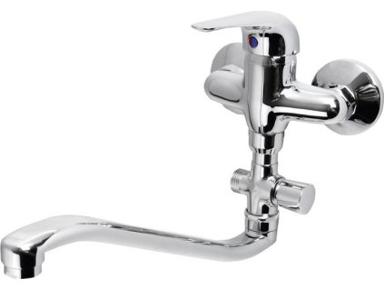 Aqualine AQUALINE 35 nástěnná umyvadlová/vanová baterie, rozteč 100mm, chrom 52140