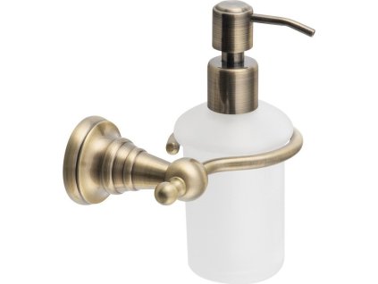 Sapho DIAMOND dávkovač mýdla, 200ml, mléčné sklo, bronz 1318-19