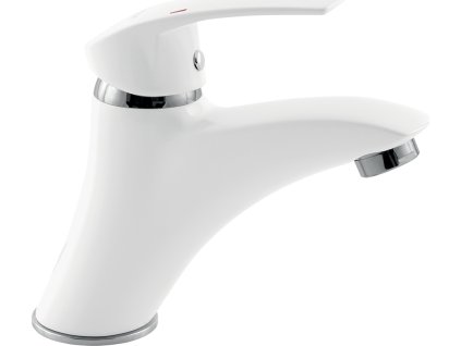 Novaservis Umyvadlová baterie bez výpusti Metalia 57 bílá 57002/1,1