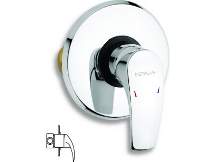 Novaservis Sprchová baterie podomítková Metalia 57 chrom 57050,0