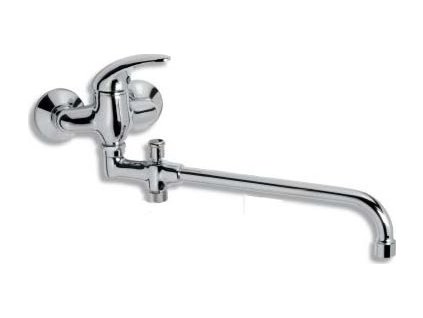 Novaservis Paneláková baterie bez příslušenství 100 mm Metalia 55 chrom 55037/1,0
