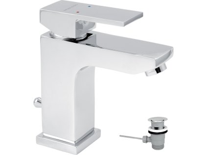 Novaservis Umyvadlová baterie s výpustí EDGE chrom 36001,0