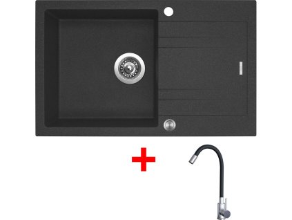 4478101 8596142054916 sinks linea 780 xc granblack elasta nerez cerna