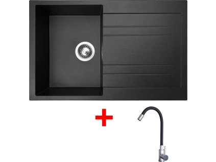 4478155 8596142054169 sinks grande 800 metalblack elasta nerez cerna