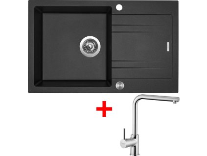 4290322 8596142052400 sinks linea 780 xc metalblack elka