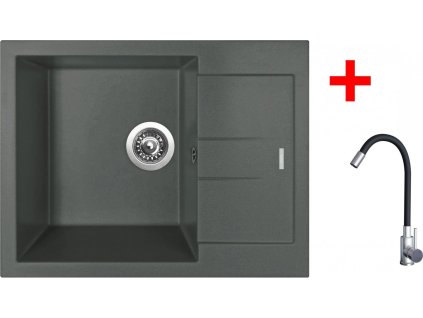 4478317 8596142055135 sinks amanda 650 titanium elasta nerez cerna