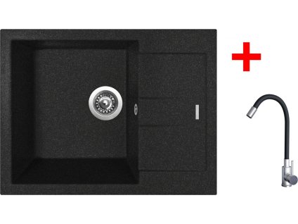 4478313 8596142055111 sinks amanda 650 granblack elasta nerez cerna