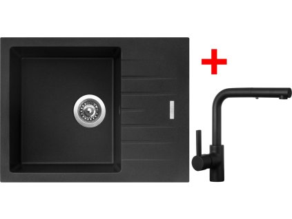 4460474 8596142056750 sinks perfecto 650 metalblack enigma s cerna matna