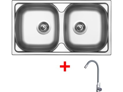 4478689 8596142057894 sinks okio 780 duo elasta nerez seda