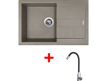 4478327 8596142055180 sinks amanda 780 truffle elasta nerez cerna