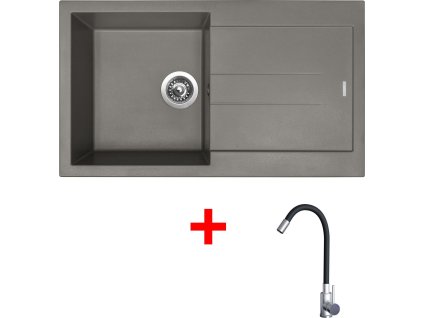 4478335 8596142055227 sinks amanda 860 truffle elasta nerez cerna