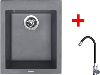 4478295 8596142055029 sinks cube 410 titanium elasta nerez cerna