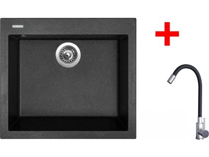 4478303 8596142055067 sinks cube 560 granblack elasta nerez cerna