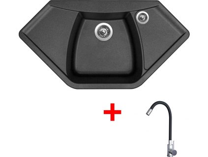 4478361 8596142055364 sinks naiky 980 metalblack elasta nerez cerna