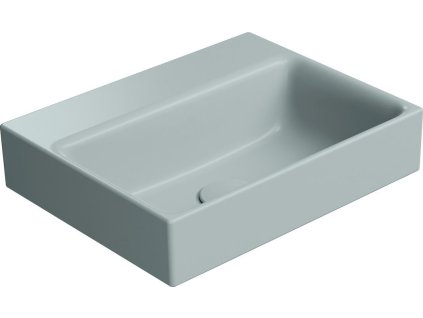 GSI NUBES keramické umývátko 40x32cm, broušená spodní hrana, bez otvoru, ghiaccio mat 96849015
