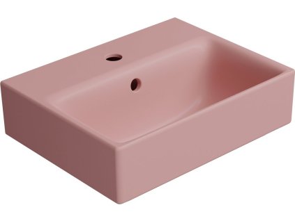 GSI NUBES keramické umývátko 40x32cm, broušená spodní hrana, blush mat 96849124