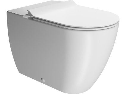 GSI PURA WC mísa kombi spodní/zadní odpad, Swirlflush, 36x63cm, bílá dual-mat 880609
