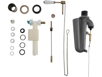 Kerasan WALDORF-RETRO splachovací mechanismus s řetízkem, bronz 754593