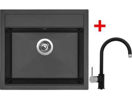 4289536 8596142048724 sinks solo 560 pureblack vitalia gr