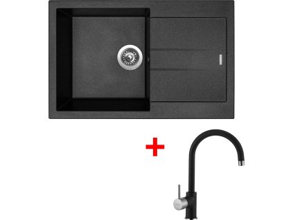 4289120 8596142046997 sinks amanda 780 metalblack vitalia gr